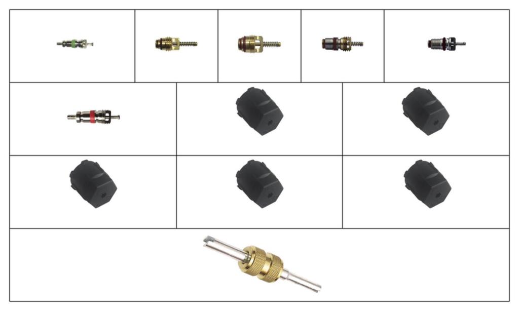 Lot de joints de raccords de climatisation CLAS AC 4054